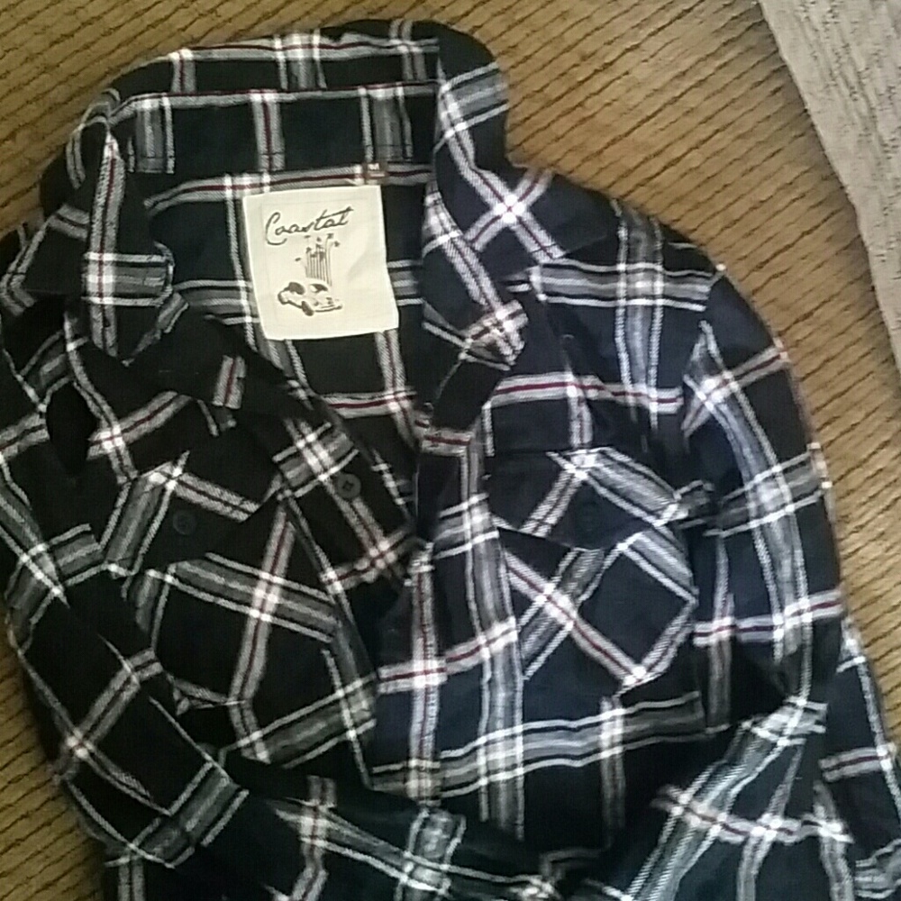 Boys button down flannel